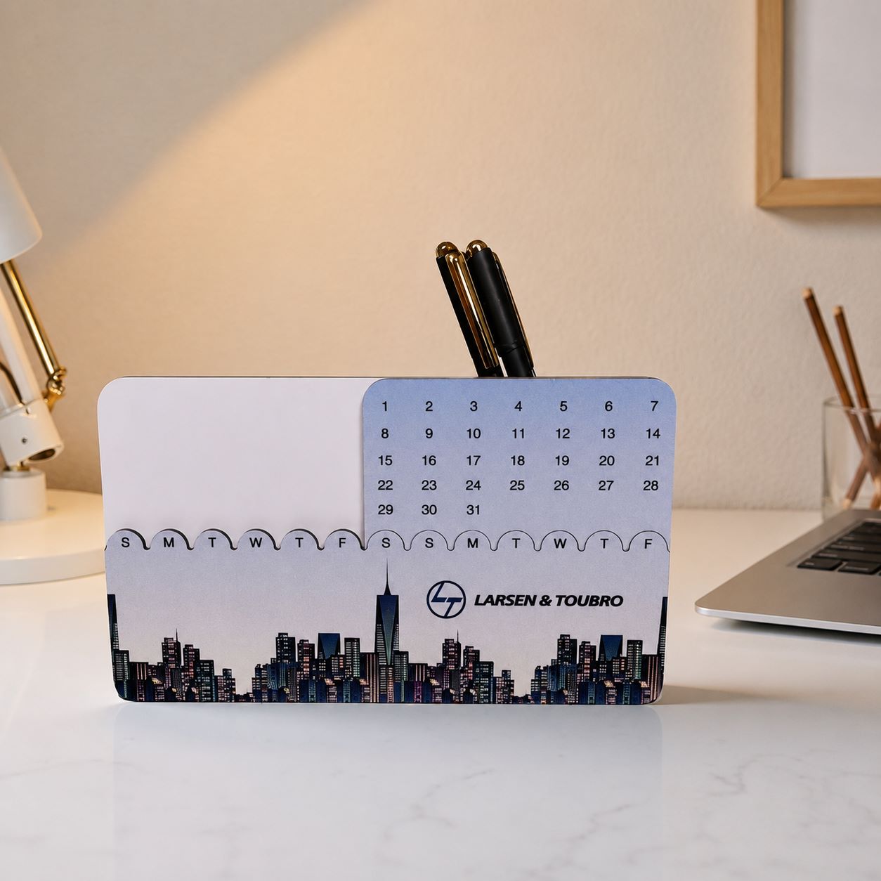 Perpetual Bounce Calendar Desk Organizer